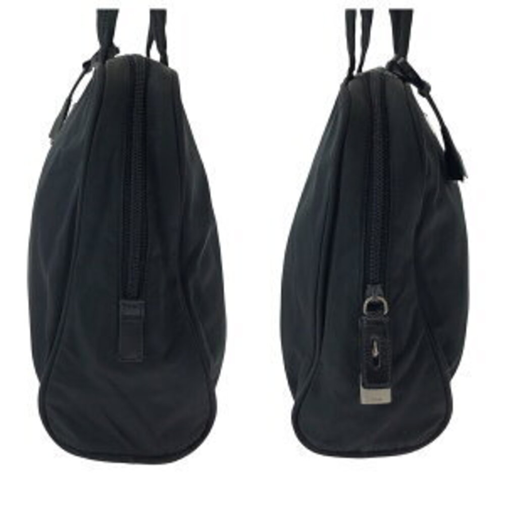 Prada bag Tessuto shoulder Nylon triangular plate black tote logo - Picture 8 of 10